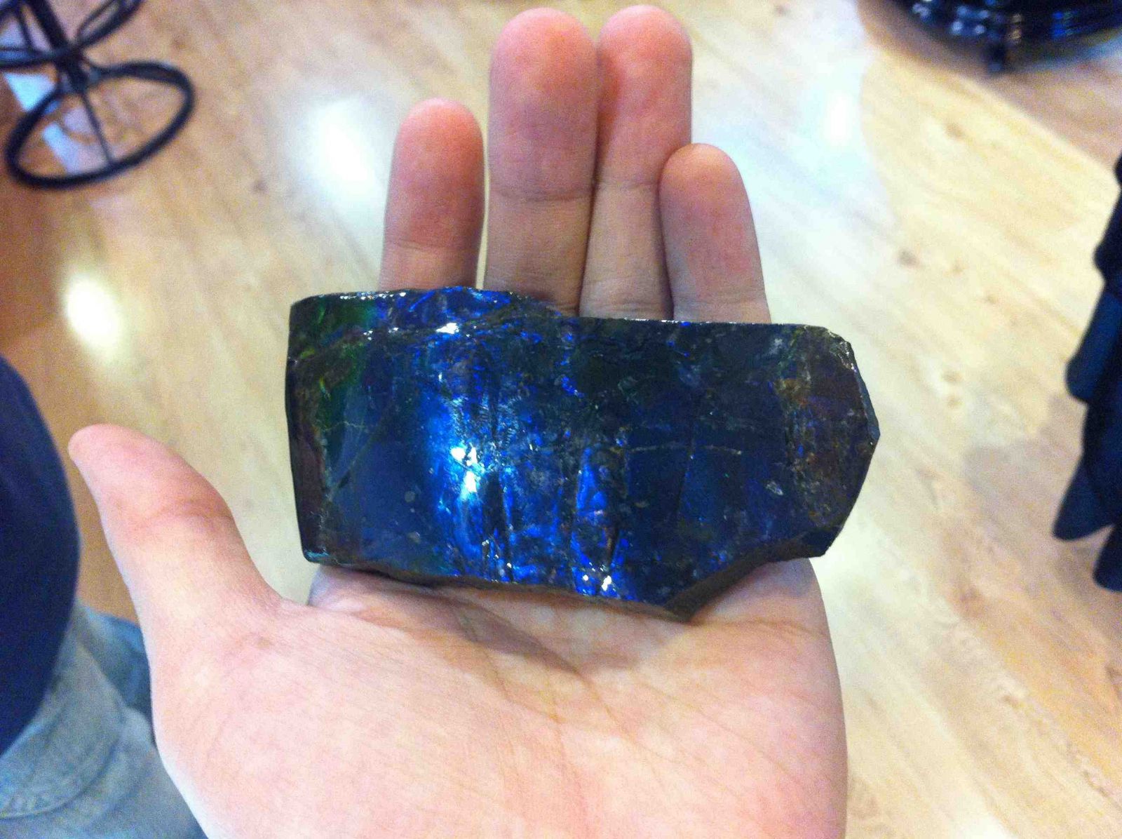 Ammolite Free-Form (Dominant Blue - Green) 01