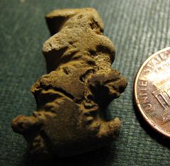Ammonite Chamber Fragment from Monmouth Co., NJ.